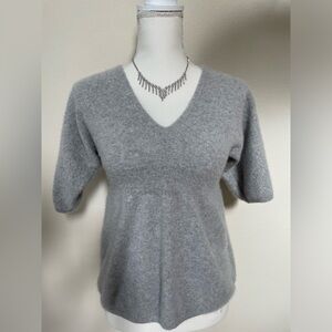 Marina Luna Gray BabyDoll Sweater Size Small